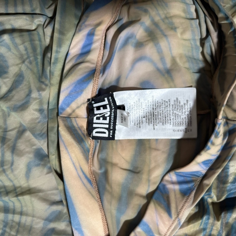 Diesel Tie-Dye Patterned Dress